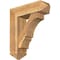 Ekena Millwork Balboa Arts and Crafts Rough Sawn Bracket w/ Offset Brace, Western Red Cedar, 8"W x 26"D x 30"H BKT0806X26X30BOA03RWR - alternate 1